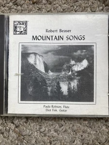 Robert Beaser: Mountain Songs MUSIC AUDIO CD classical folk 1987 Paula Robison - Imagen 1 de 2