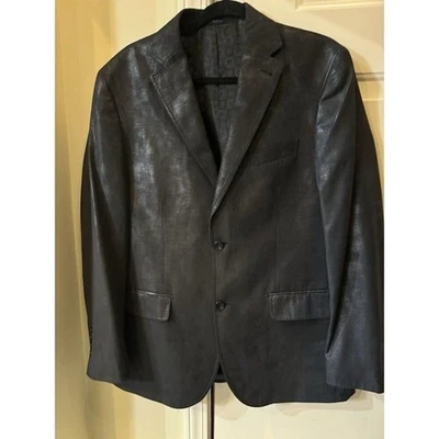 Chaqueta de cuero de gamuza sintética Daniel Hechter para hombre años 36 Foto 1 de 4