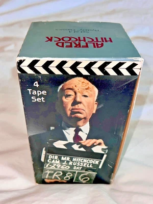 Alfred Hitchcock 4 VHS LOT  -  2 Used & 2 NEW/SEALED! Foto 1 de 4