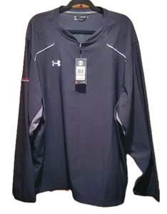 Under Armour mens 3X athletic long sleeve 1/4 zip lightweight running jacket NWT - Picture 1 of 9