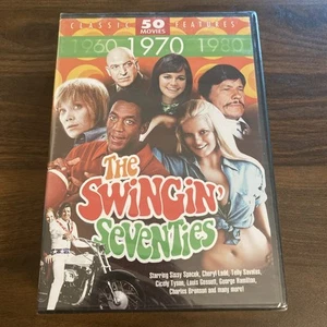 50 Movie Pack The Swingin' Seventies 12 Disc DVD RARE OOP NEW SEALED - Imagen 1 de 4