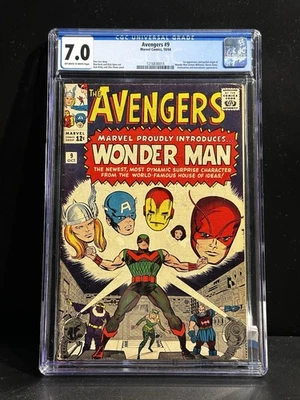 Avengers 9 (1964) CGC 7.0 1st Appearance of Wonder Man (Simon Williams) Marvel - Image 1 of 3