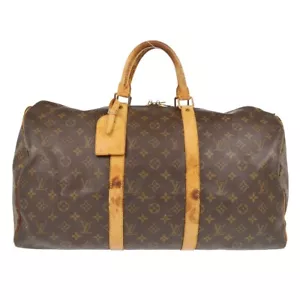 LOUIS VUITTON KEEPALL 50 TRAVEL HANDBAG MONOGRAM M41426 FL1919 XX27724* - Picture 1 of 10