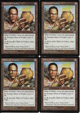MTG: ELIXIR OF VITALITY Mirage UNCOMMON; played, Excellent condition x4