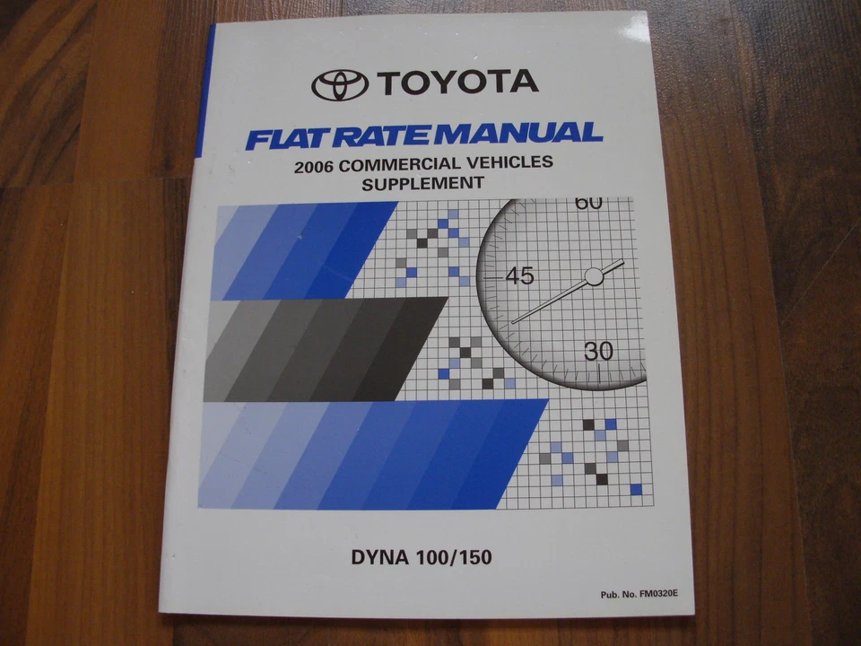 TOYOTA DYNA 100 / 150 2006 RICHTZEITEN Katalog ARBEITSWERTE WERKSTATT HANDBUCH - Bild 1 von 1