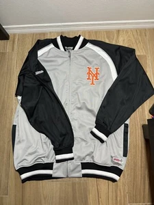 New York Mets Authentic Grey Track Suit Jacket - Picture 1 of 5