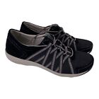 Dansco 11Us/42 Eu Woman's Black Honor Sneakers/Shoes. Mesh Lace-Up. Walking