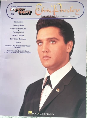 Elvis Presley Songs of Inspiration Piano-Vocal-Guitar PB  1994 Large Print - Image 1 of 4
