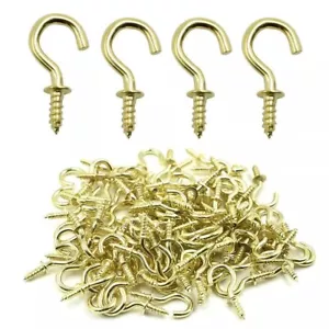 100 Stück 1/2" Deckenschalen Haken Schraubhaken Deckenbecherhaken selbstschneidend - Bild 1 von 6