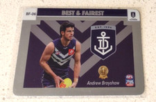 2023 teamcoach FREMANTLE best and fairest  code unused BF-06 Brayshaw 