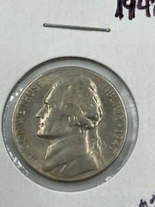 Gema de níquel conmemorativa Jefferson 1947-S BU - Imagen 1 de 2
