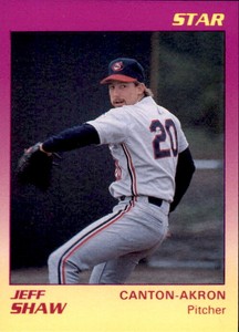 1989 Canton-Akron Indians Star #19 Jeff Shaw Washington Court House Ohio OH Card