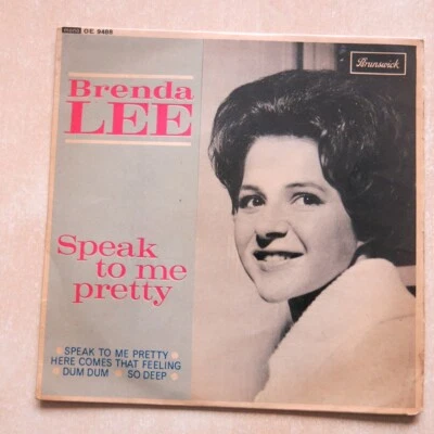 BRENDA LEE Speak To Me UK 7" EP Brunswick OE 9488 1962 - Image 1 of 4