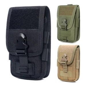Funda táctica Molle doble para teléfono celular cinturón bolsa porta tarjetas billetera con hebilla - Imagen 1 de 23