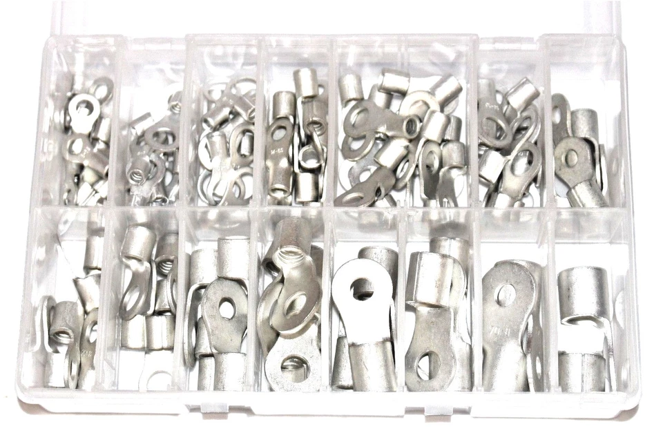 Verschiedene Box mit offenen Ringklemmen 10 mm - 70 mm² Stck 100 Elektro AT165 - Bild 1 von 1