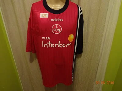 1.FC Nürnberg Original Adidas Trikot 1998/99 "Viag Interkom" + Signiert Gr.XXL - Bild 1 von 4