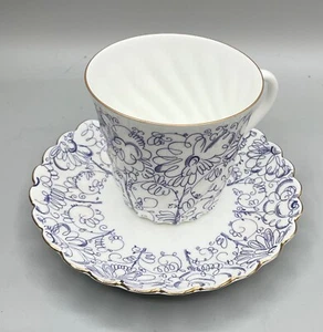 TAZZA "GIARDINO" PORCELLANA LOMONOSOV CON PIATTINO - Foto 1 di 6