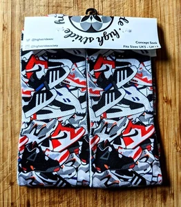 Classic Sneakers socks - Size 5 To 12 (Streetwear, Deadstock, Christmas Gift) - Picture 1 of 2