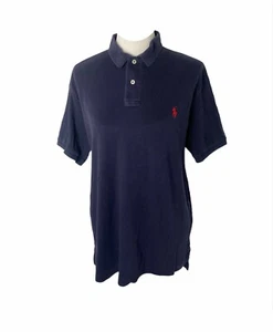 Men’s Large Shirt Polo Ralph Lauren Blue Custom Fit Short Sleeve Polo - Bild 1 von 6