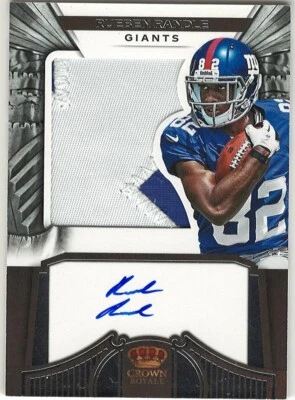 RUEBEN RANDLE 2012 Crown Royale RC AUTO PATCH /349 GIANTS 2-color  - Image 1 of 2