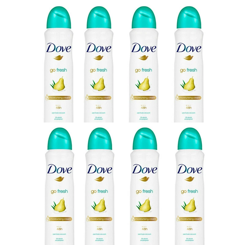 DOVE Deo Roll-on Women Go Fresh – Pear & Aloe Vera, 6er Pack (6x50 Ml)