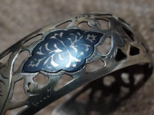 Beautiful Vintage Kubachi USSR Bracelet 875 Sterling Silver Mark Rare Jewelry - Picture 1 of 5