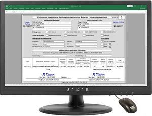 Prüfbuch DGUV3 ortsgebundene ortsungebundene Elektrogeräte Prüffristen APP Excel - Bild 1 von 5