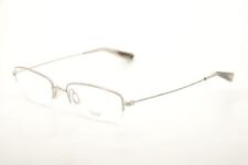 Authentic Oliver Peoples Glasses Garrick BC Silver/Grey 52mm Half Rim Frames RX