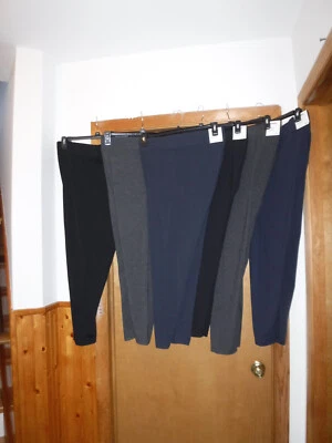 Leggings para mujer talla grande, Sonoma, 4X, 3X, 2X, 1X, negro, gris charcal, azul marino, Foto 1 de 4