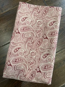 MODA North Woods Botanical by Holly Taylor Flannel-Paisley Red 1 1/3 Yards -VTG - Picture 1 of 2