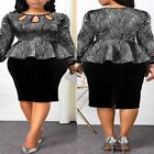 Stunning Long Sleeves Dress for Plus Size Ladies Make a Fashion Statement