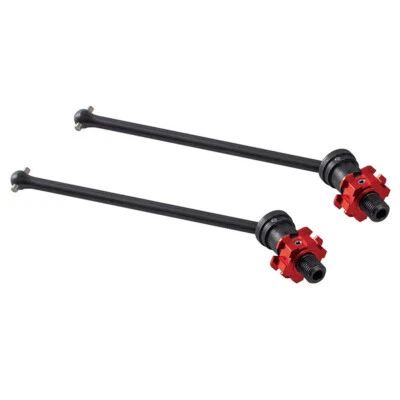 2PCS Front Rear Steel Heavy Duty Driveshafts Stub Axle For Traxxas 1/5 8s X-Maxx - Image 1 of 4