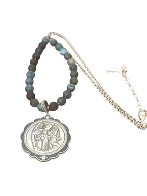 Collar de ángel Brighton Art & Soul Protection - Ángeles - Cuentas azules - Salmo 91:11 Foto 1 de 3