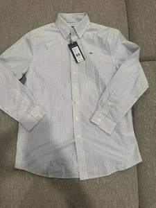 Vineyard Vines Boy's Large (16-18) Dress Whale Shirt Long Sleeve Button - Picture 1 of 8