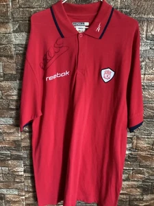 Michael Owen Rare Signed Liverpool Official Club Issued Polo Shirt - Picture 1 of 2