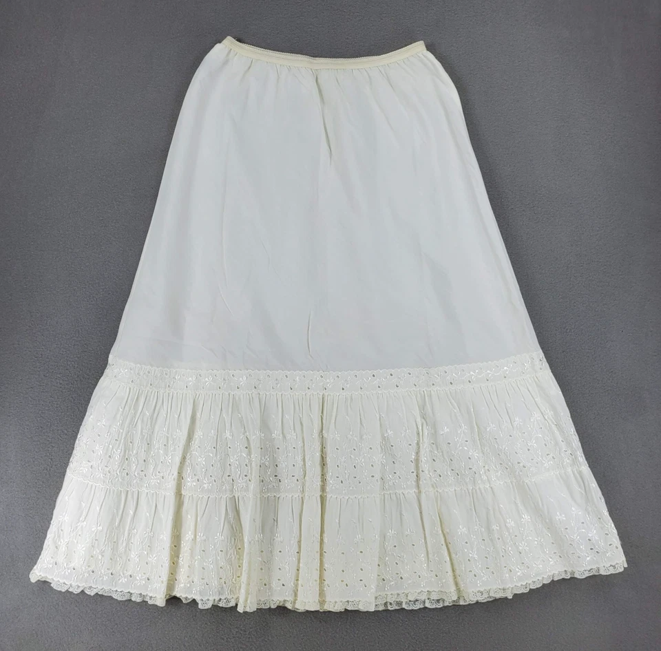 Vintage 1950’s Colony Club Petticoat Skirt Slip Petticoat Lace Layered Western - Image 1 of 4