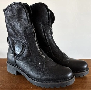 Pajar Canada Waterproof Leather Shearling Lined Boots Women’s 38 / 7.5 Excellent - Picture 1 of 11