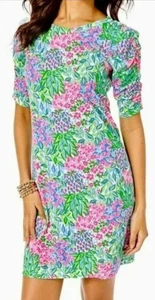 Neu ohne Etikett Gr. M Lilly Pulitzer Belden Kleid in Kirsche oben, Pima-Baumwolle - Bild 1 von 8