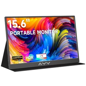 Portable Monitor for Laptop - 15.6 Inch FHD 1080P IPS Laptop Screen Extender ... - Picture 1 of 9