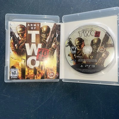 Army of Two: The 40th Day (Sony PlayStation 3, 2010) With Manual - Image 1 of 2