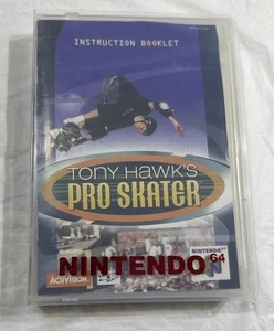 Tony Hawk's Pro Skater - Nintendo 64 (N64) con manuale e custodia trasparente - Foto 1 di 6