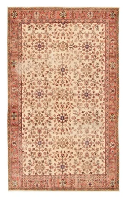 Alfombra tradicional vintage anudada a mano alfombra de lana oriental de 5'1" x 8'6" Foto 1 de 4