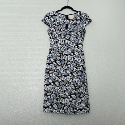 ModCloth Dear Fiery Bloom Floral Small Pinup Dress 50s Vintage Style - Image 1 of 4