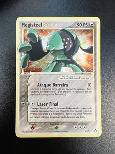 Pokemon PORTUGUESE Registeel Gold Star 92/92 Legend Maker Holofoil Heavy Play - Picture 1 of 15