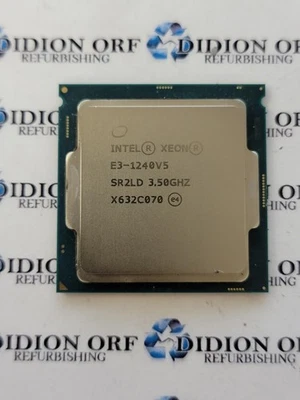 INTEL Xeon E3-1240V5 SR2LD 3.50 GHz 8 MB SmartCache 80 W SKU 14850 - Image 1 of 2