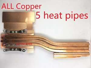 5 Chaleurs pour DELL ALIENWARE 17 RANGER M17X R5 R6 P18E GPU DISSIPATEUR THERMIQUE 0N3P1N 0YP26V - Photo 1/7