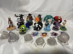 Disney Infinity Character LOT  13 Figures And Crystals - Picture 1 of 6