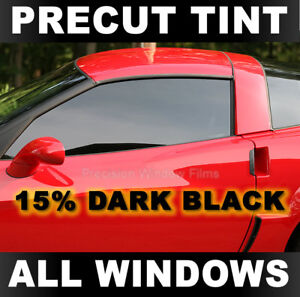 Chevy Corvette 05-2013 PreCut Window Tint - Dark Black 15% VLT Film