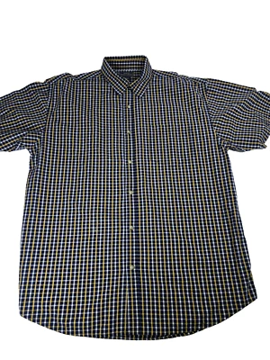 Camisa para hombre Great Northwest manga corta abotonada bolsillo grande Seersucker Foto 1 de 4