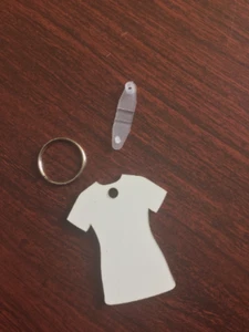 Sublimation Blank Keychain, 5 Blank Nurse Keychains, Blank Scrub Nurse Keychain - Picture 1 of 4